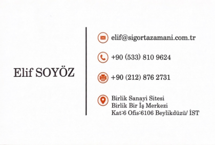 ELİF SOYÖZ - SİGORTA ZAMANI